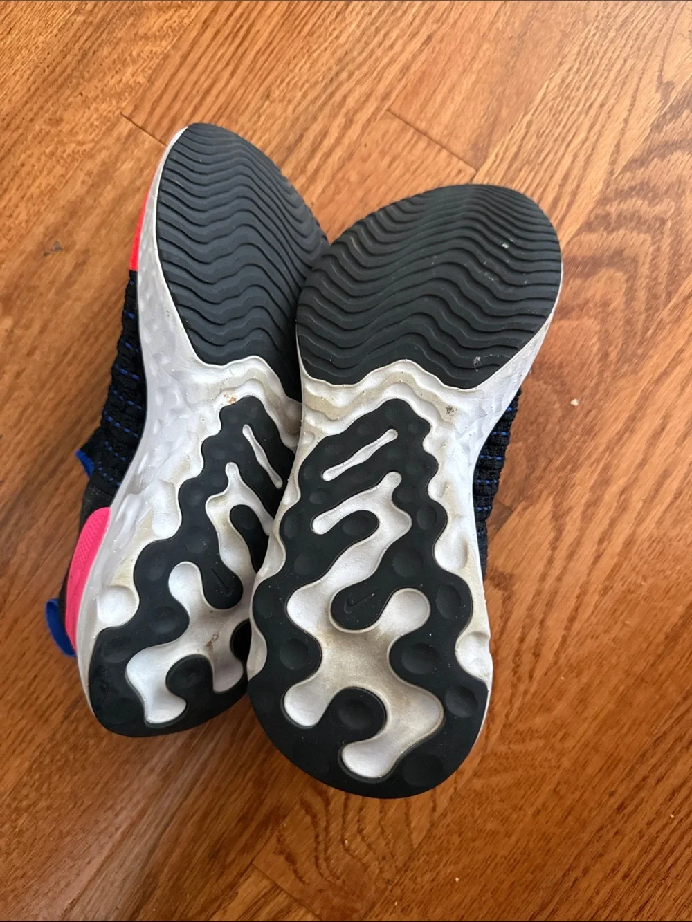 Nike Slip-On Athletic Shoes in Red pink and Black